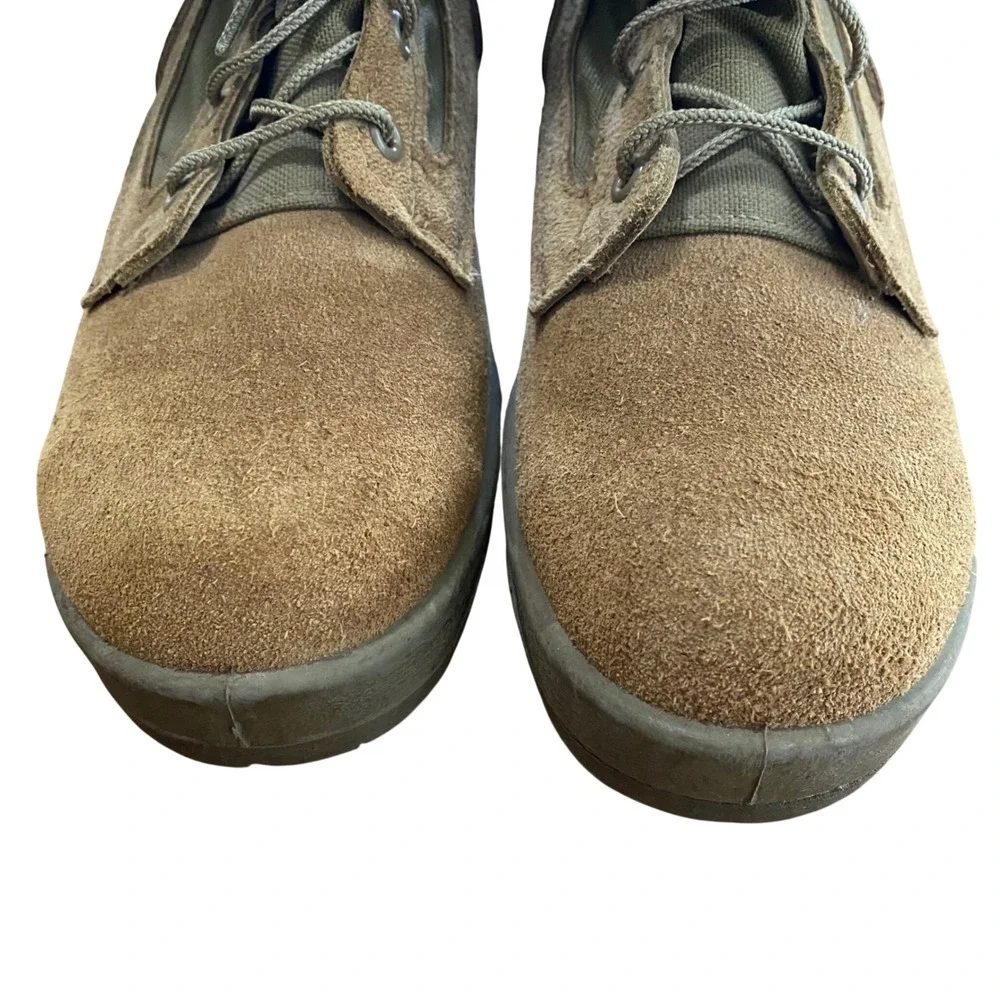 Belleville USMC Combat Boots Mens 6.0 R‎ Suede Nylon EGA Tactical Military Brown
